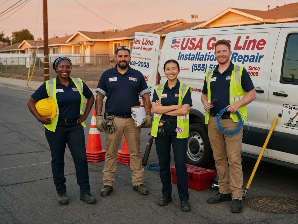 Gas Line Installation company in Gays, IL